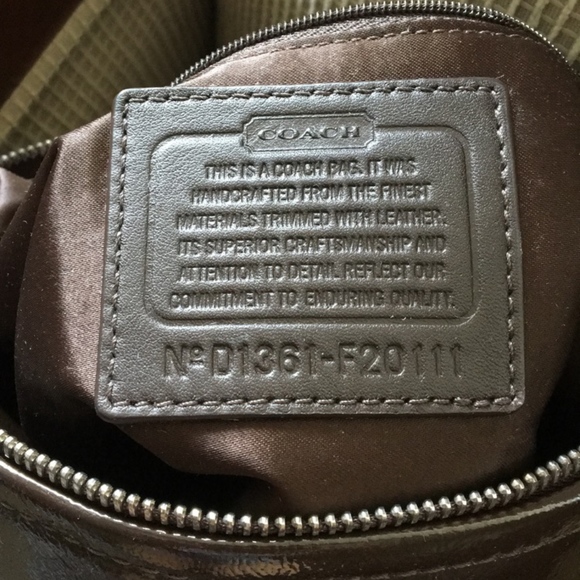 Coach Ashley Signature Hippie Khaki/Mahogany Bag - Picture 8 of 8